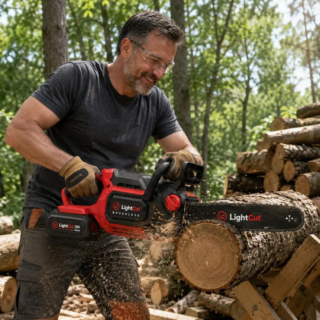 LightCut™ — effortless cutting with brushless motor